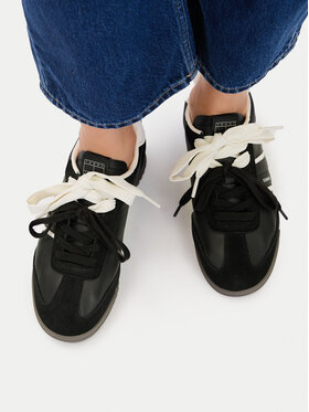 Tommy Jeans Сникърси Tommy Jeans Tjw Low Profile Runner Lthr Mix EN0EN03001 Черен