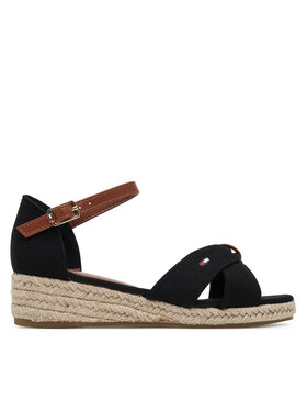 Tommy Hilfiger Espadrilky Tommy Hilfiger T3A7-33801-0048 M Černá