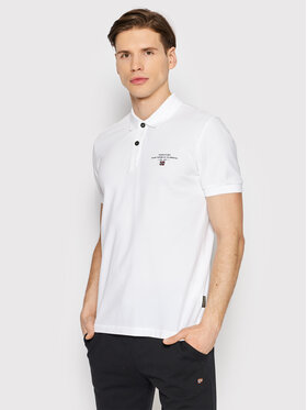 Napapijri Napapijri Поло Elbas NP0A4GDL Білий Regular Fit