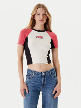 Guess Guess Футболка W5YR44 Z2YJ2 Écru Regular Fit