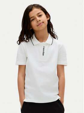 Calvin Klein Jeans Calvin Klein Jeans Polo Embro Logo IB0IB02542 D Blanco Regular Fit