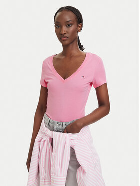 Tommy Jeans Tommy Jeans Camiseta DW0DW20458 Rosa claro Slim Fit