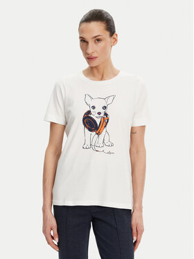 Olsen Olsen Футболка 11105029 Білий Slim Fit