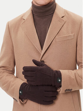 Beverly Hills Polo Club Ръкавици Beverly Hills Polo Club CWBEO-BHPC-M6-011-AW26 Кафяв