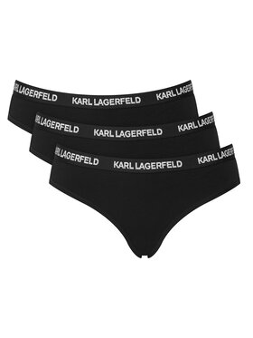 KARL LAGERFELD KARL LAGERFELD Conjunto de tangas B1W47031 Negro