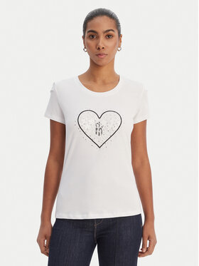 Fracomina Fracomina Camiseta FR26ST3002J401N5 Blanco Regular Fit