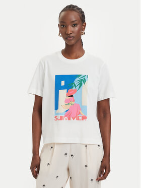Vero Moda Vero Moda Camiseta Salli Mette 10344804 Blanco Regular Fit
