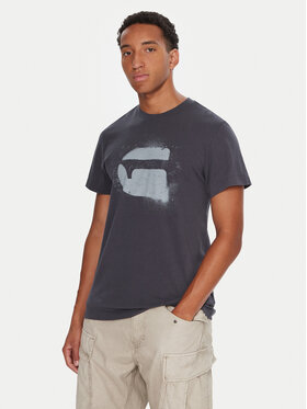 G-Star Raw G-Star Raw Camiseta Spray Logo D26833-D101 Azul marino Regular Fit