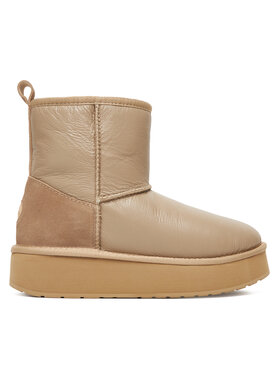 EMU Australia Schneeschuhe EMU Australia Stinger Mini Flatform Leather W13189 Beige