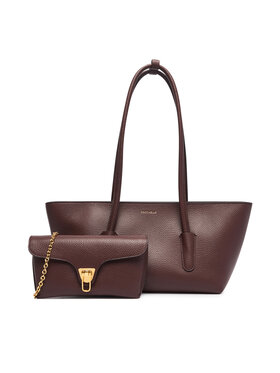 Coccinelle Bolso Coccinelle T8A Coccinelle Double Beat E1 T8A 11 03 01 Guinda/burdeos