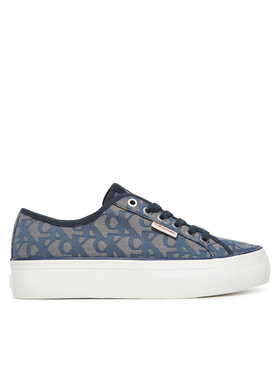 Calvin Klein Jeans Sneakers Calvin Klein Jeans Vulc Flatf Jacquard YW0YW01965 Dunkelblau