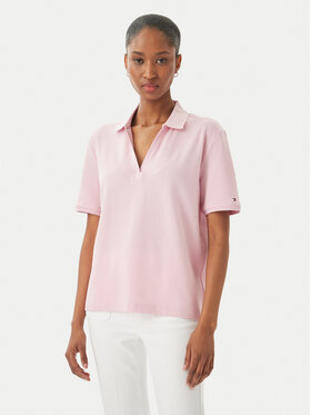 Tommy Hilfiger Tommy Hilfiger Polo WW0WW48720 Rosa claro Relaxed Fit
