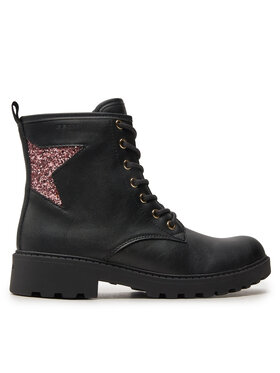 Geox Zimski škornji Geox Jr Casey J9420G 0BCEW C9B8W S Črna