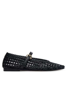 Tommy Hilfiger Baleríny Tommy Hilfiger Mary Jane Ballerinas FW0FW09244 Černá