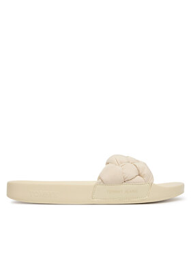 Tommy Jeans Šlepetės Tommy Jeans Tjw Braided Slides EN0EN02975 Écru