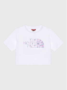 The North Face The North Face T-shirt Crop Easy NF0A83EU Bianco Regular Fit