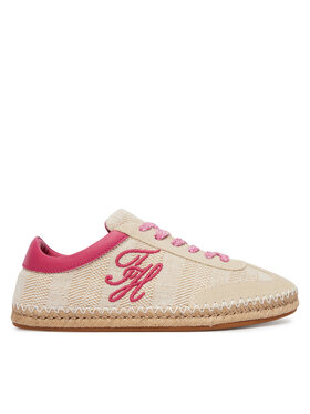 Tommy Hilfiger Espadrilles Tommy Hilfiger Woven Logo Embroidery FW0FW09108 Bēšs