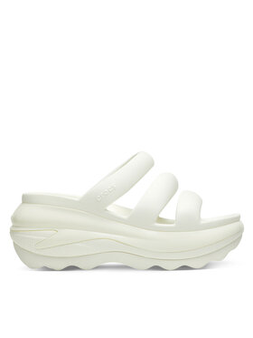 Crocs Шльопанці Crocs Mega Crush Triple Strap 209842 Écru