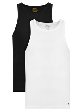 Polo Ralph Lauren Polo Ralph Lauren Conjunto de camisetas de tirantes 714959333002 Negro Slim Fit