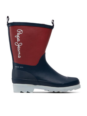 Pepe Jeans Gumáky Pepe Jeans Storm Basic PBS50097 Tmavomodrá