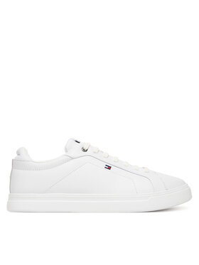 Tommy Hilfiger Sneakersy Tommy Hilfiger Icon Court Light Ess FM0FM05678 Bílá