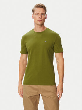 Napapijri Napapijri Camiseta Salis Ss NP0A4H8D Caqui Regular Fit
