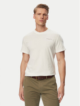 Tommy Jeans Tommy Jeans T-Shirt Linear Chest DM0DM21780 Εκρού Slim Fit