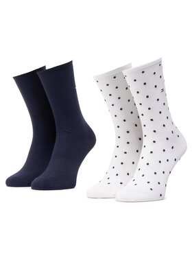 Tommy Hilfiger Duge čarape Tommy Hilfiger 100001493 Tamnoplava