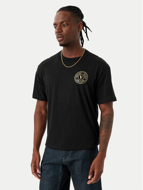 Versace Jeans Couture Versace Jeans Couture Camiseta 80GAHT04 CJ00T Negro Regular Fit