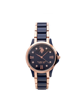 U.S. Polo Assn. Pulkstenis U.S. Polo Assn. Selena USP8381RG Tumši zils