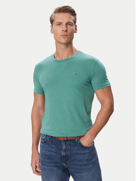 Tommy Jeans Tommy Jeans Camiseta DM0DM20363 Verde Slim Fit