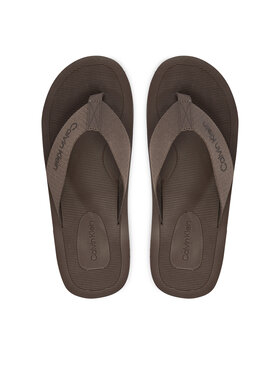Calvin Klein Chancletas Calvin Klein Logo Webbing Strap HM0HM02106 Marrón