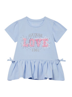 Guess Guess Camiseta K6RI24 K6YW4 Azul Regular Fit