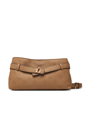 Guess Rankinė Guess Ella Logo Mini HWPD97 46730 Tamsiai smėlinė