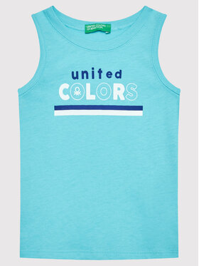 United Colors Of Benetton United Colors Of Benetton Топ 3I1XGH002 Голубий Regular Fit