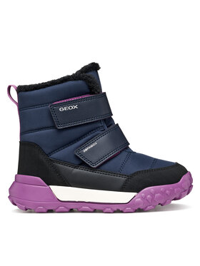 Geox Cizme de zăpadă Geox J Trekkyup Girl B Abx J66M7A 0FU54 CF48B S Bleumarin