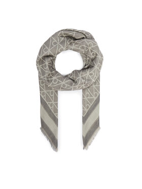 Calvin Klein Бандана Calvin Klein Emblem Aop Jacquard Square Scarf LV04F8080G Сив