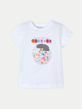 Mayoral Mayoral Футболка 3014 Білий Regular Fit