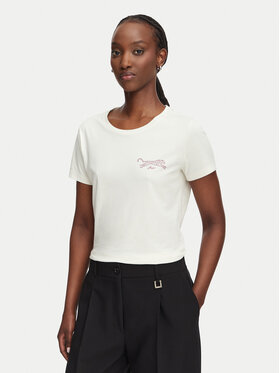 BOSS BOSS Футболка C_Elove_5 50566827 Кремовий Slim Fit