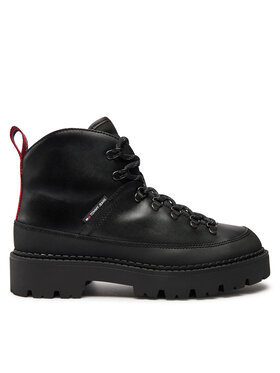 Tommy Jeans Schnürstiefeletten Tommy Jeans EM0EM01491 Schwarz