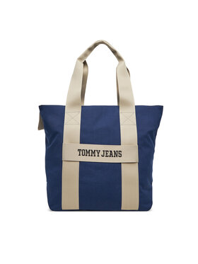 Tommy Jeans Pārnēsajamā soma Tommy Jeans Tjm Retro Cool Tote AM0AM13278 Tumši zils