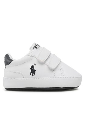 Polo Ralph Lauren Снікерcи Polo Ralph Lauren Heritage Court Ii Ez Layette RL100731 Білий