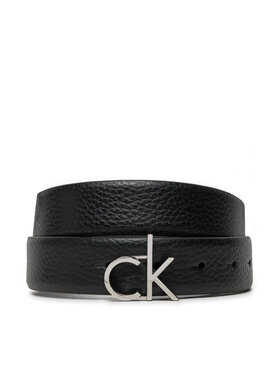 Calvin Klein Dámsky opasok Calvin Klein Ck Logo Buckle Belt 3.0_Pbl K60K613073 Čierna