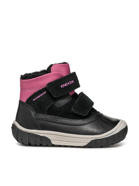 Geox Čižmy Geox B Omar Girl Wpf B462LC 022FU C0922 M Čierna