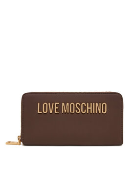 LOVE MOSCHINO Peňaženka LOVE MOSCHINO JC5611PP1NKD0301 Hnedá