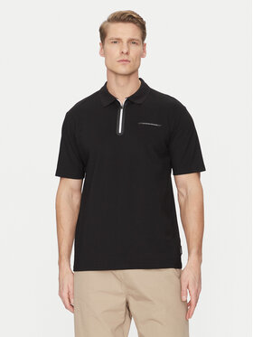 Jack & Jones Jack & Jones Поло Fusion 12273127 Чорний Regular Fit