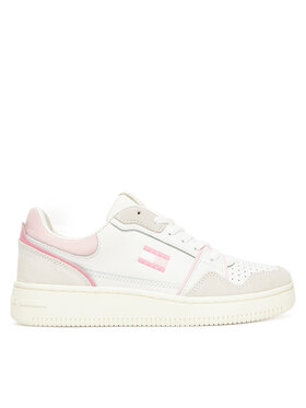 Tommy Jeans Αθλητικά Tommy Jeans Tjw Retro Basket Sneaker EN0EN02818 Εκρού