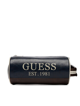 Guess Kozmetični kovček Guess Oslo PMOSVI P6310 Mornarsko modra
