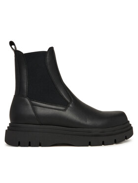 Guess Členková obuv s elastickým prvkom Guess FMFFER LEA10 Čierna