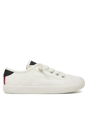 Geox Sneakers aus Stoff Geox J Tippeste J55N3A 1054 C0050 S Weiß